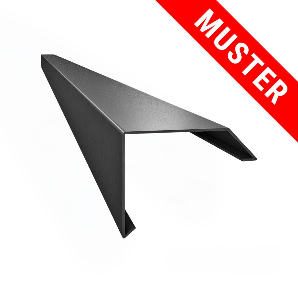 Muster Dachrandprofil ISOS Anthrazit RAL 7016