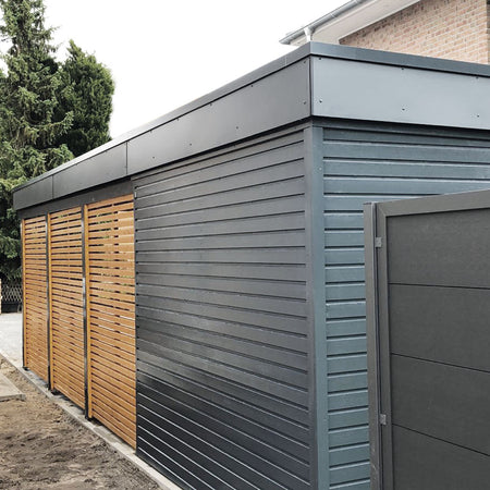 Dachrandprofil ISOS Anthrazit RAL 7016 / 1,95 Meter