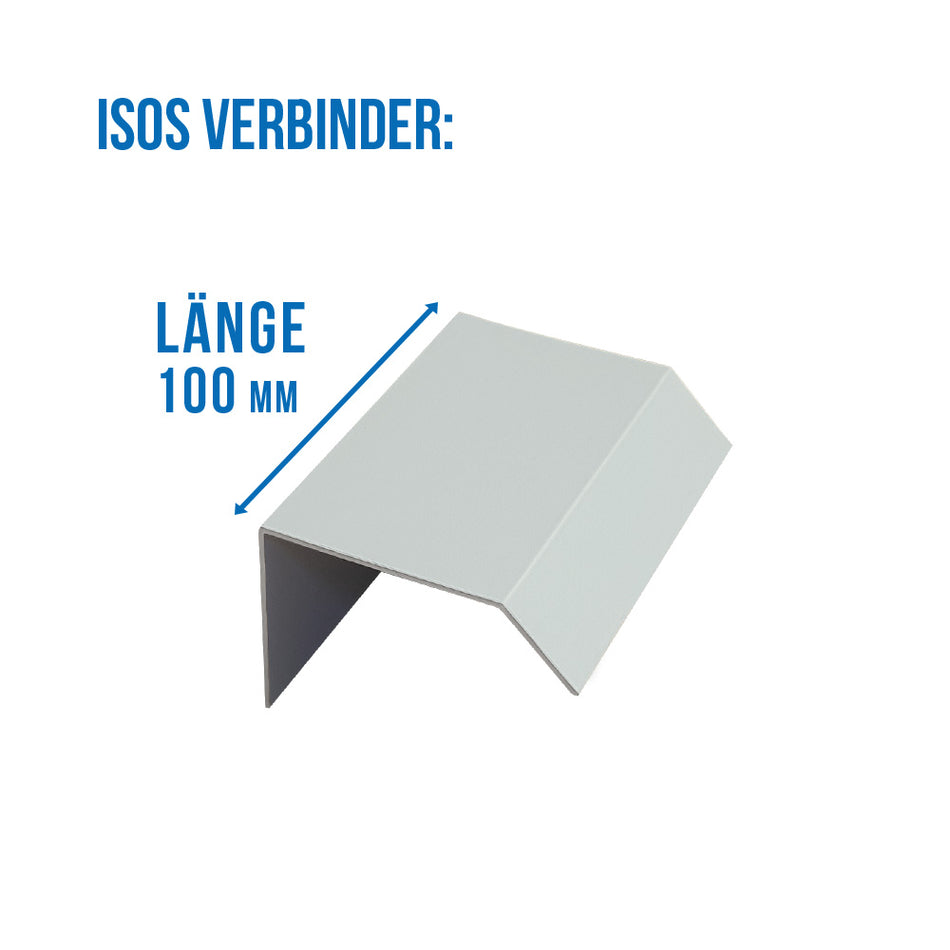 Verbinder ISOS Silber RAL 9006