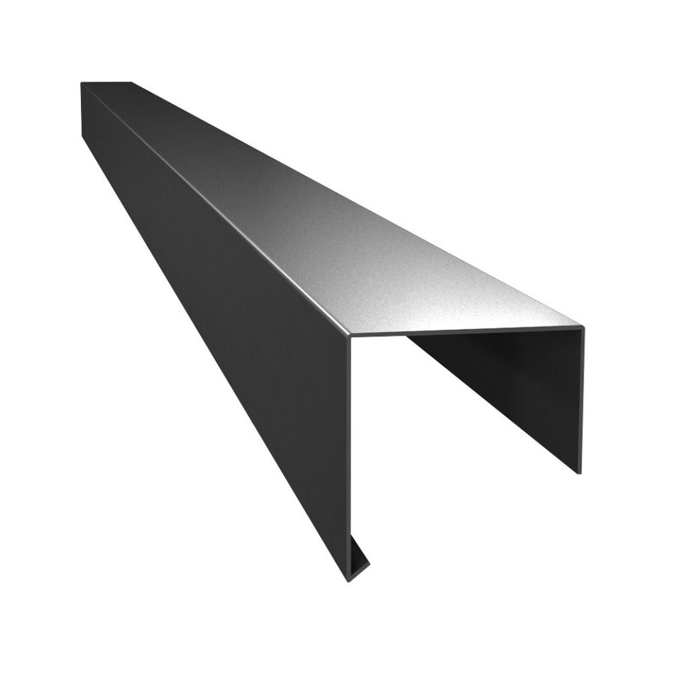 Dachrandprofil CUBE Anthrazit RAL 7016, 1 Meter