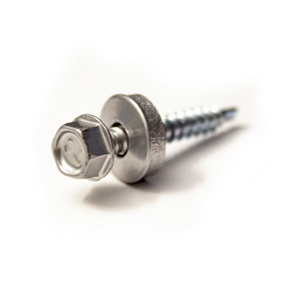 Twistec Trapezblechschraube RAL 9006 (100 Stk.) 4,8 x 35 mm