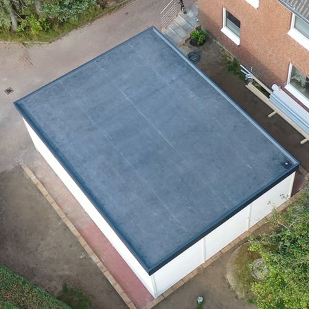DACHPROTECT EPDM Dachfolie Schwarz im Zuschnitt